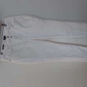 NYDJ white ankle jeans